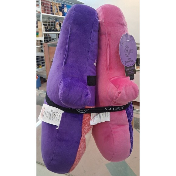 NEW! Martha Stewart Kids 2 Pack B.F.F. Witch Halloween Decorative Pillows - Picture 5 of 10